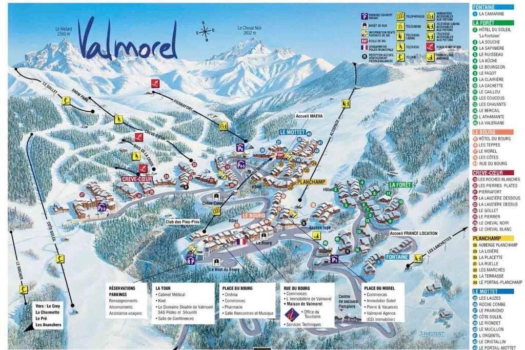 Residence Le Faegot A Valmorel- Studio 4 Personnes Екстер'єр фото